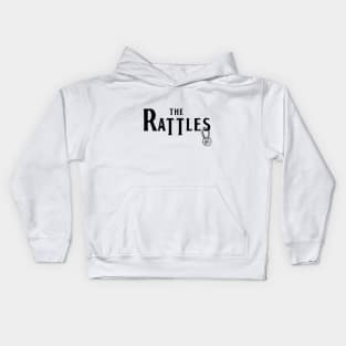 THE RATTLES - iconic rock and roll music baby band Kids Hoodie